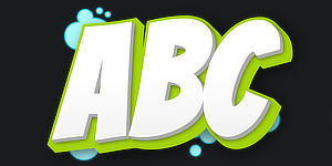 Use Bangers Graffiti Font ABC graphic