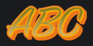 Use Wildstyle Graffiti Font ABC graphic