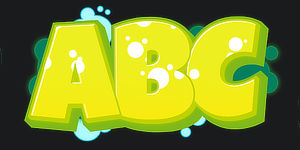 Use Wildstyle Graffiti Font ABC graphic