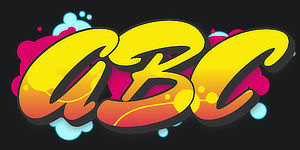 Use Wildstyle Graffiti Font ABC graphic