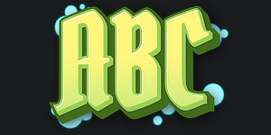 Use Wildstyle Graffiti Font ABC graphic