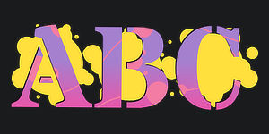 Use Wildstyle Graffiti Font ABC graphic