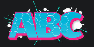 Use Wildstyle Graffiti Font ABC graphic