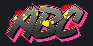 Use Wildstyle Graffiti Font ABC graphic