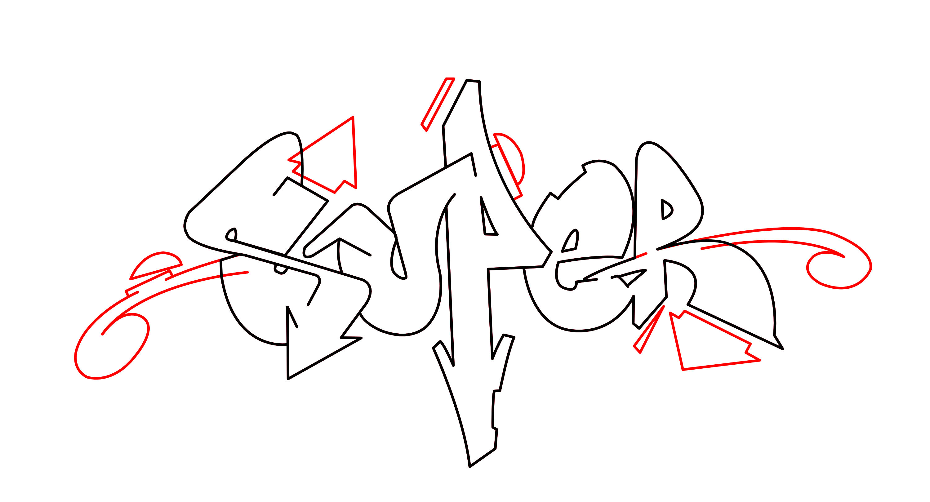 super Graffiti Tutorial Step 6 graphic