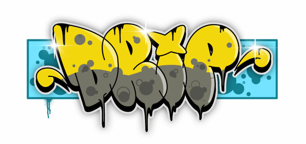 Digital Drip graffiti graphic