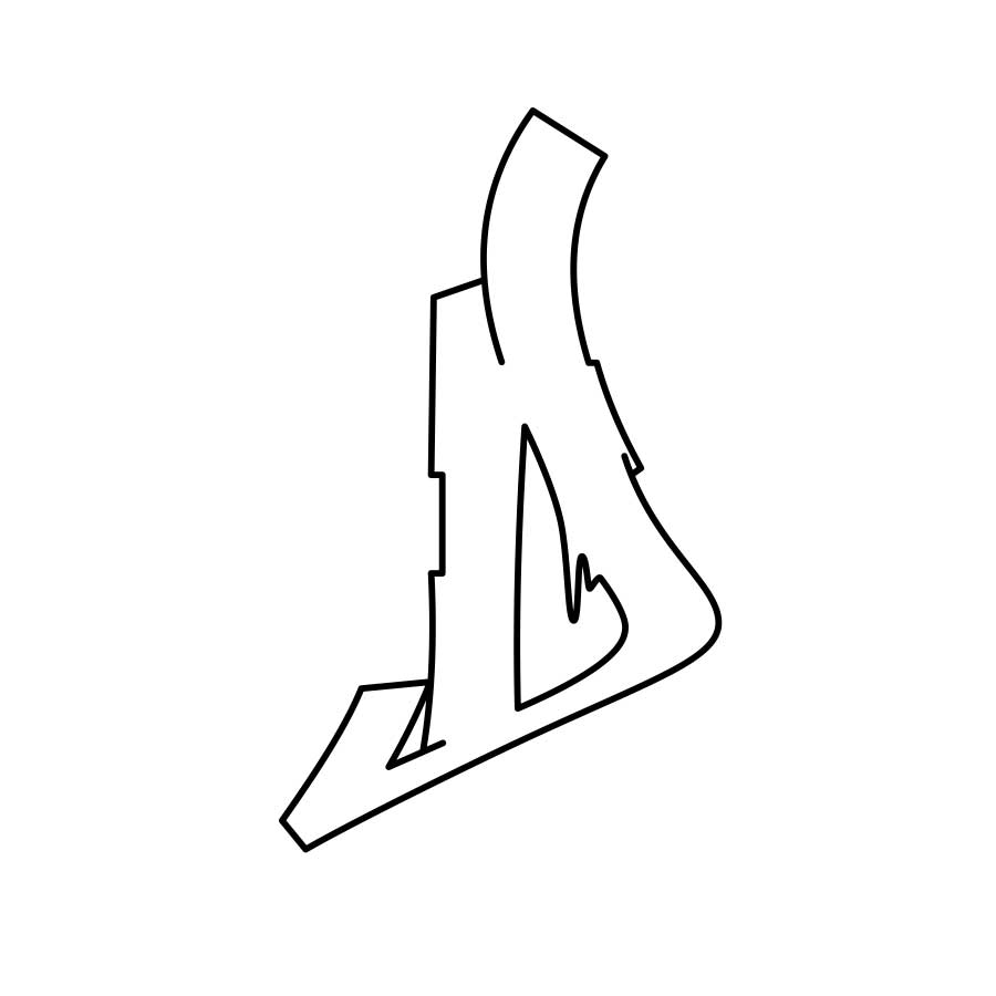 letter d drawing