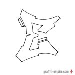 Graffiti Letter E: inspirational images and tutorial