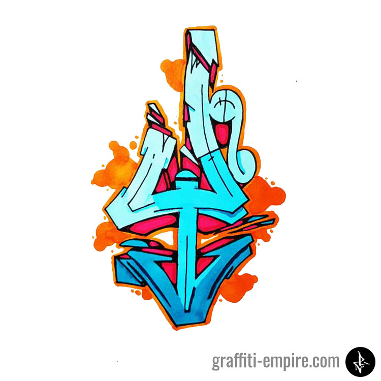graffiti bubble letters y