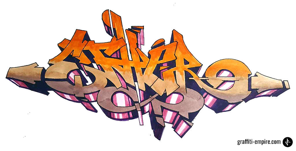 5 Easy Graffiti Words for Beginners: A Step-by-Step Tutorial