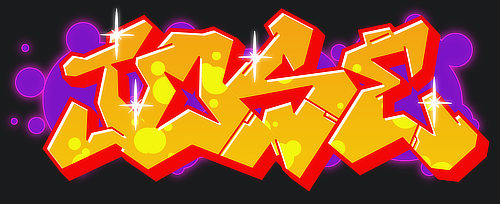 Jose Name Logo Graffiti Text Graphic